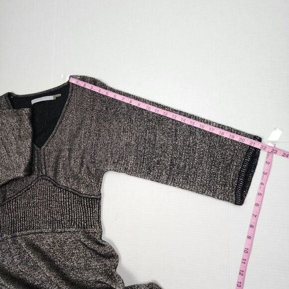 Marc New York Andrew Marc Metallic Dress Kimono Bodycon Knit Stretchy Shimmer M - Picture 8 of 16